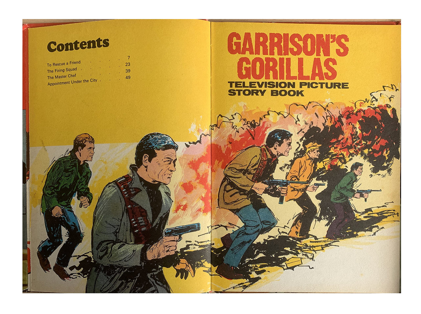 Vintage 1970 Garrison's Gorillas Television Picture Story Book Annual