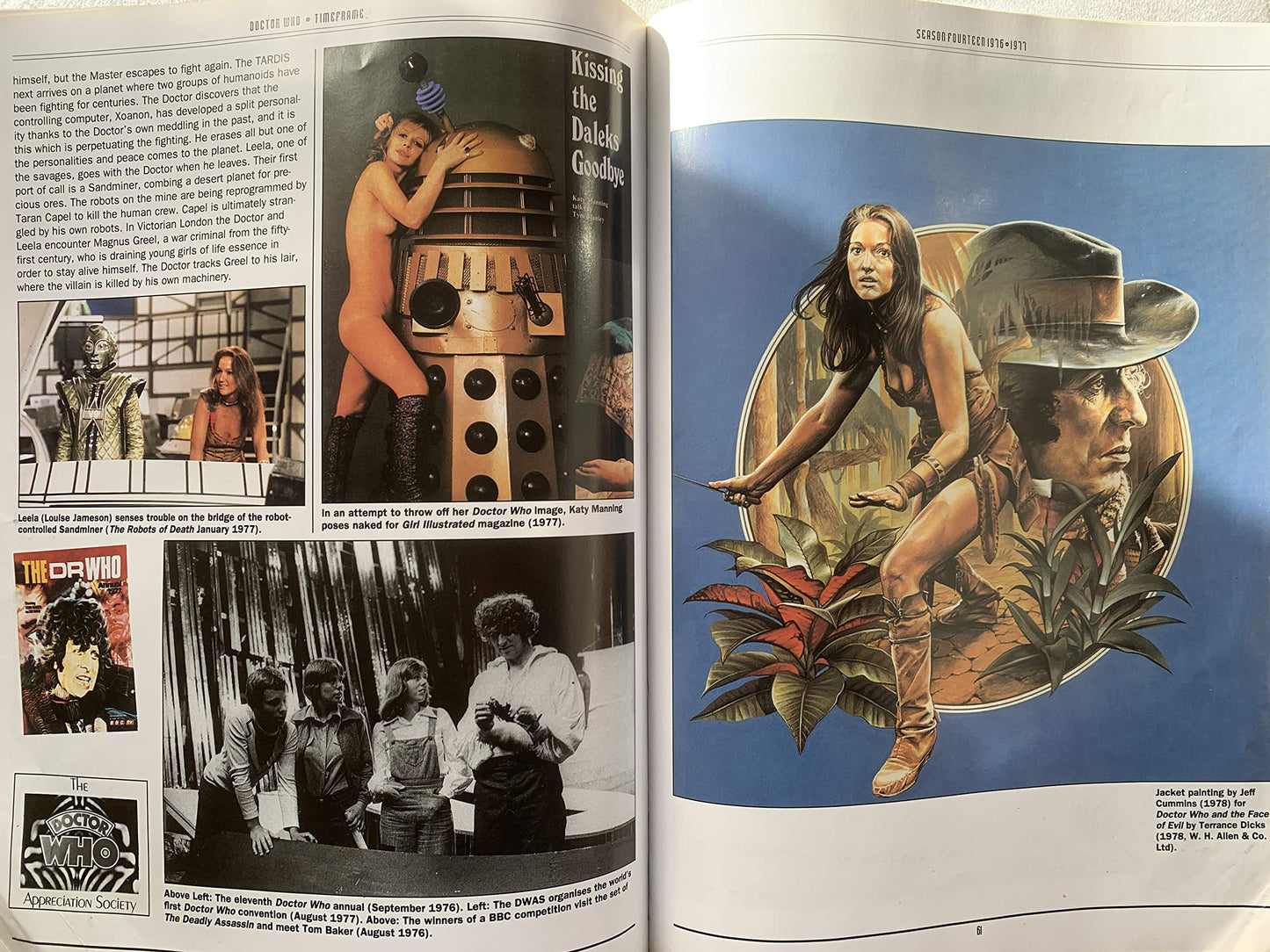 Vintage 1993 Doctor Who Timeframe: An Illustrated History By David J Howe - Large Paperback Book