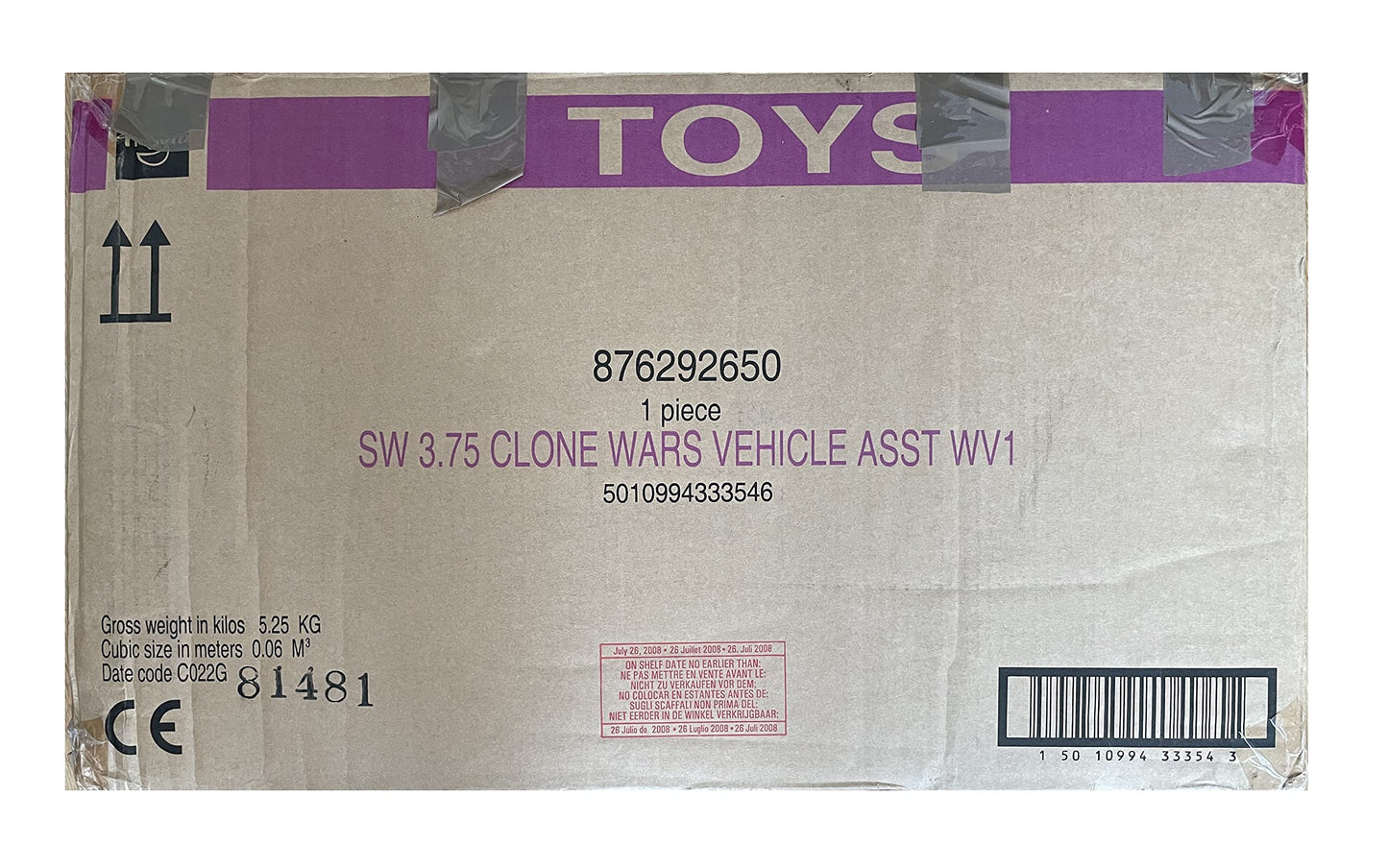 Vintage Star Wars 2008 The Clone Wars AT-TE - All Terrain Tactical Enforcer Vehicle - Brand New Factory Sealed Shop Stock Room Find