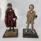 Vintage 1984 Dr Doctor Who Fine Art Castings Set Of 4 80mm Pewter Pre Painted Figures - 1st, 2nd, 4th & 5th Doctor, Jamie, Cyberman