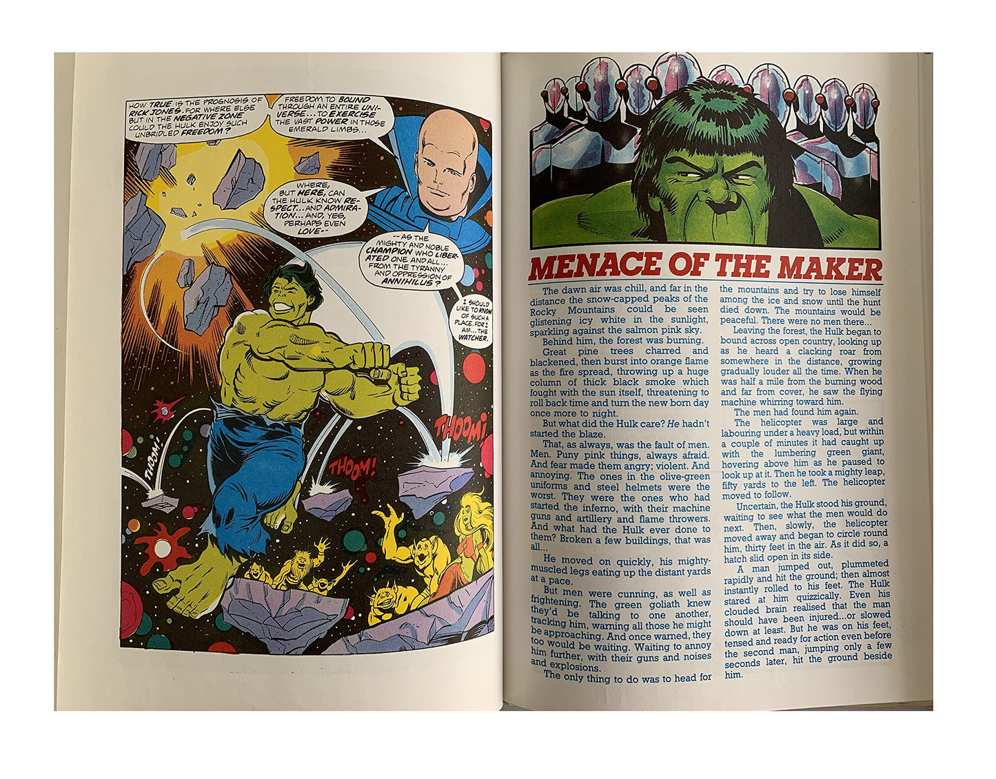 Vintage Marvels The Hulk Annual 1984
