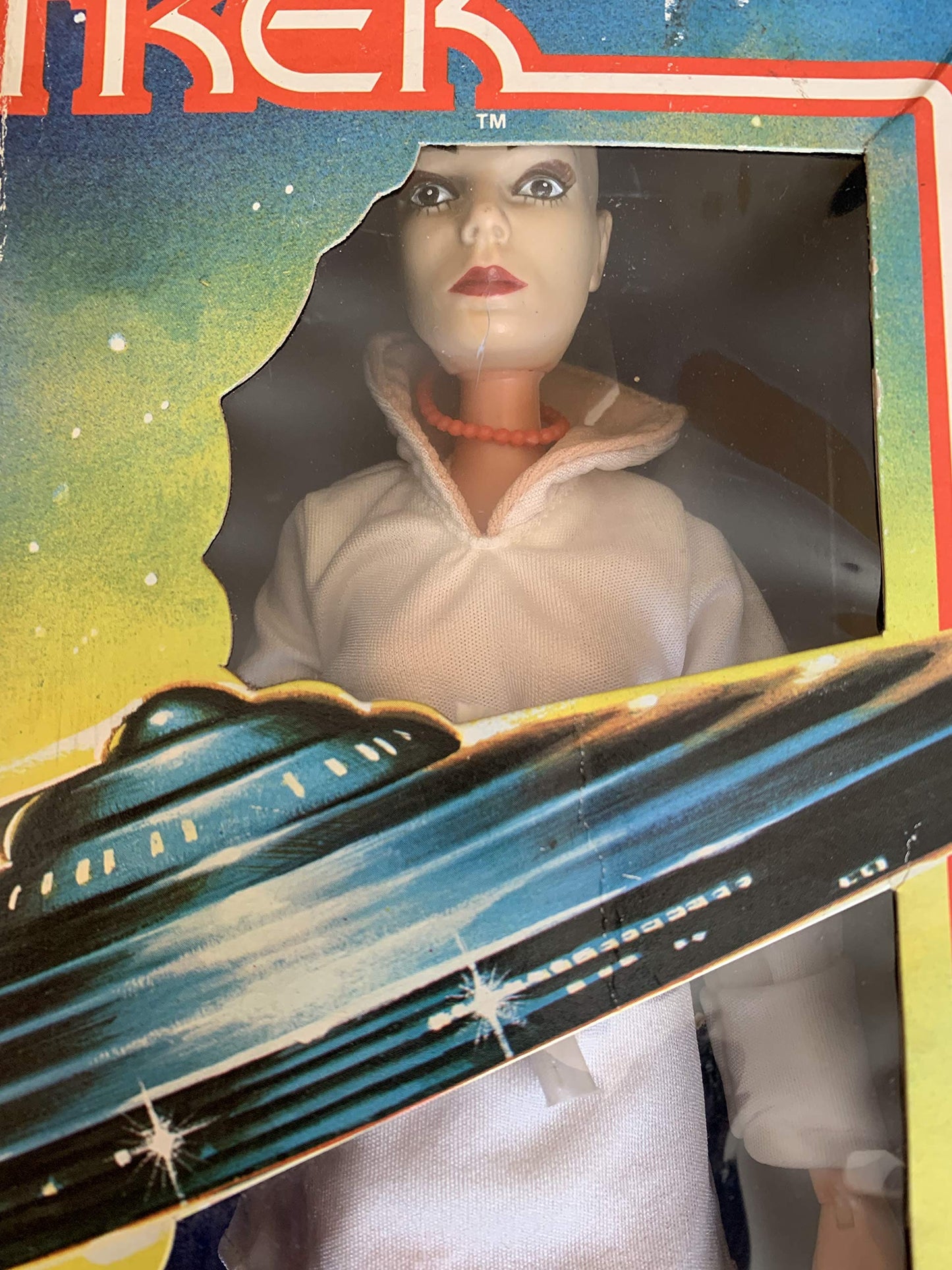 Vintage Mego 1979 Star Trek The Motion Picture 12 inch Ilia Action Figure - Factory Sealed Shop Stock Room Find