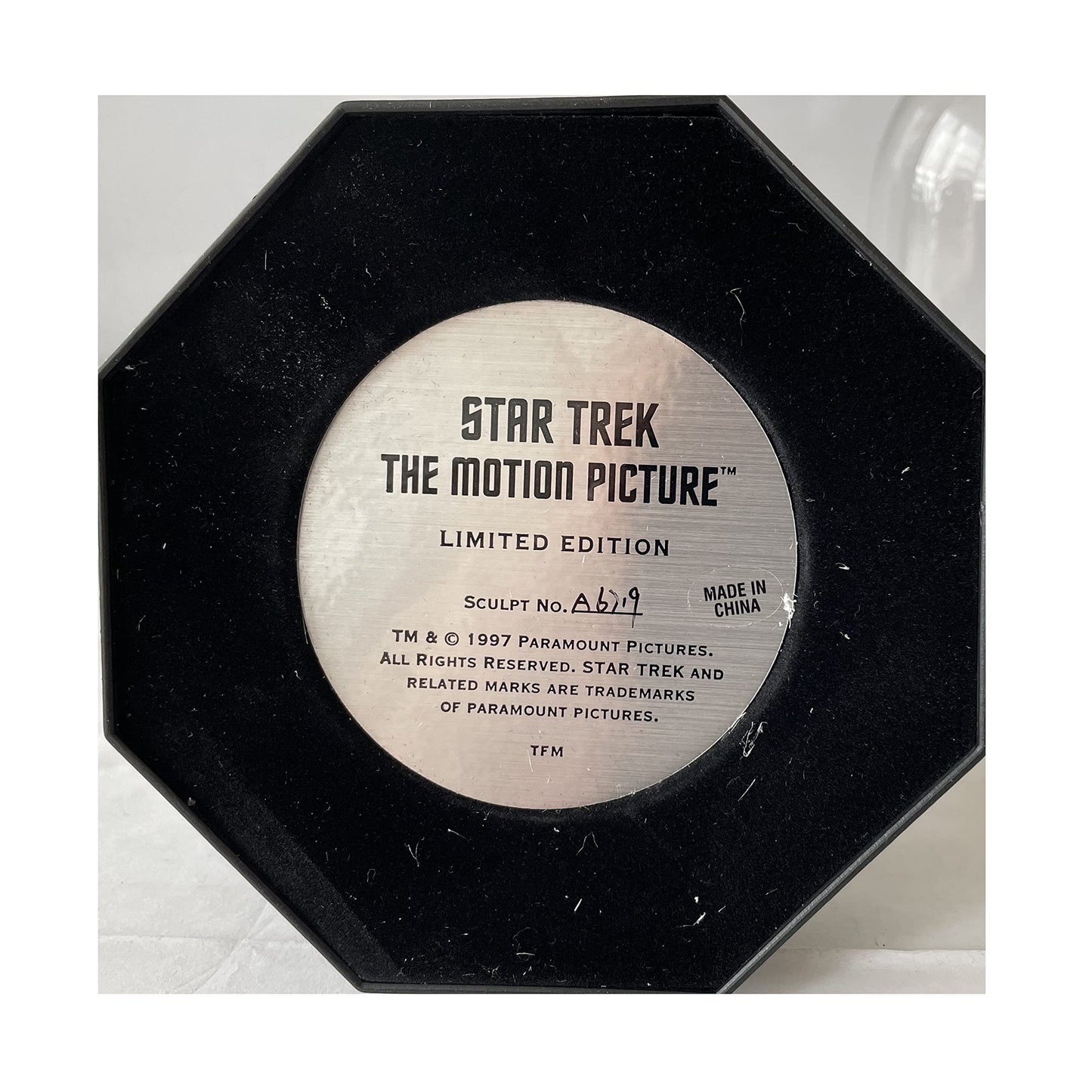 Vintage 1998 Franklin Mint - Star Trek Limited Edition Diarama - The Motion Picture - USS Enterprise - V'Jer - Shop Stock Room Find