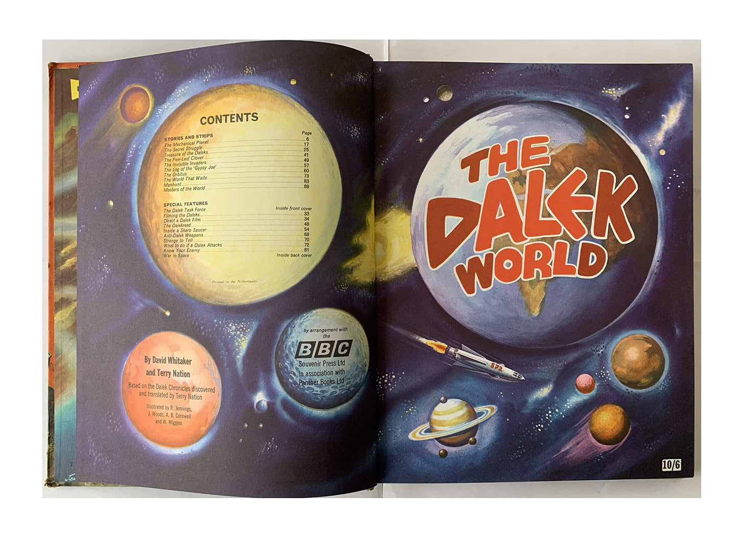 Vintage Terry Nations The Dalek World Book Annual 1966
