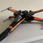 Vintage 2015 Star Wars The Force Awakens Building Blocks Poe Damerons Rebel X-Wing Black & Orange - Fully Built Former Display Model