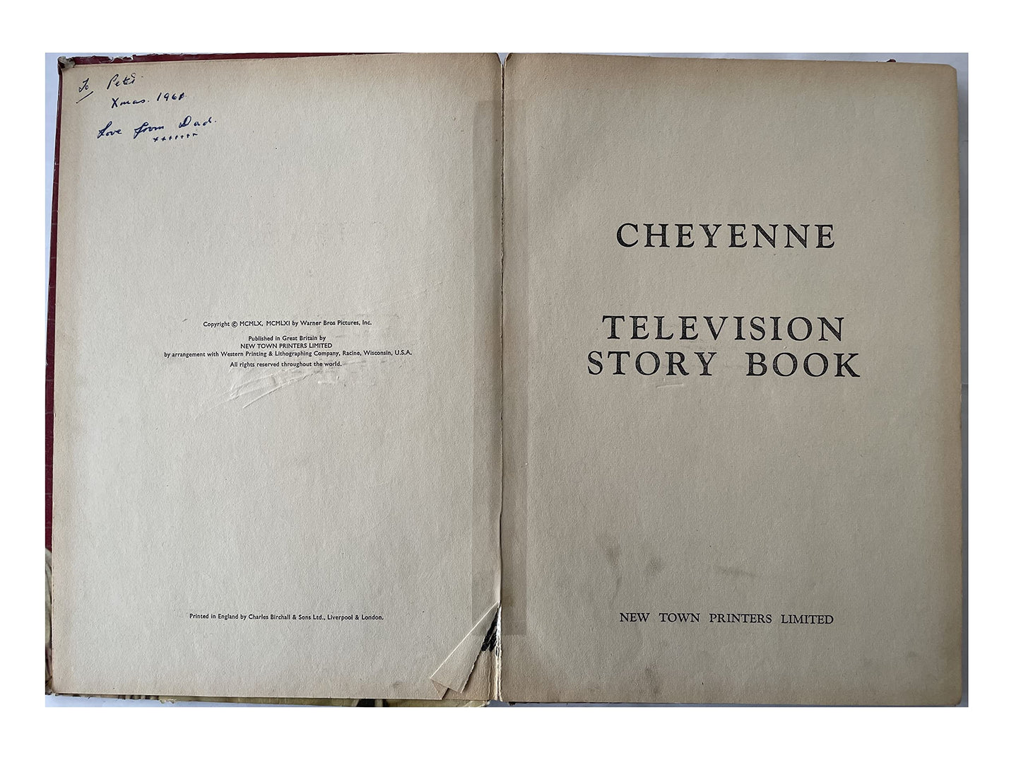 Vintage Cheyenne - A Television Story Book Annual from 1961