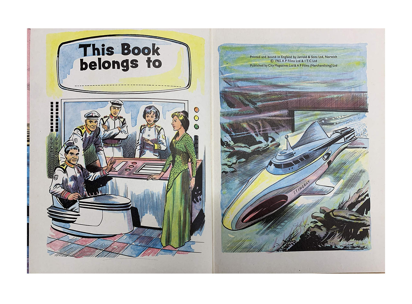 Vintage Gerry Andersons Stingray Annual 1965