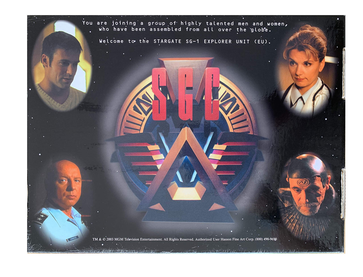 Vintage Ultra Rare 2003 Stargate SG-1 Explorer Unit Field Pack Year Two - Includes CD-Rom, Photos, Poster, Sticker, I.D Badges, Pin, Keyring & Classified Information - Former Shop Display Set