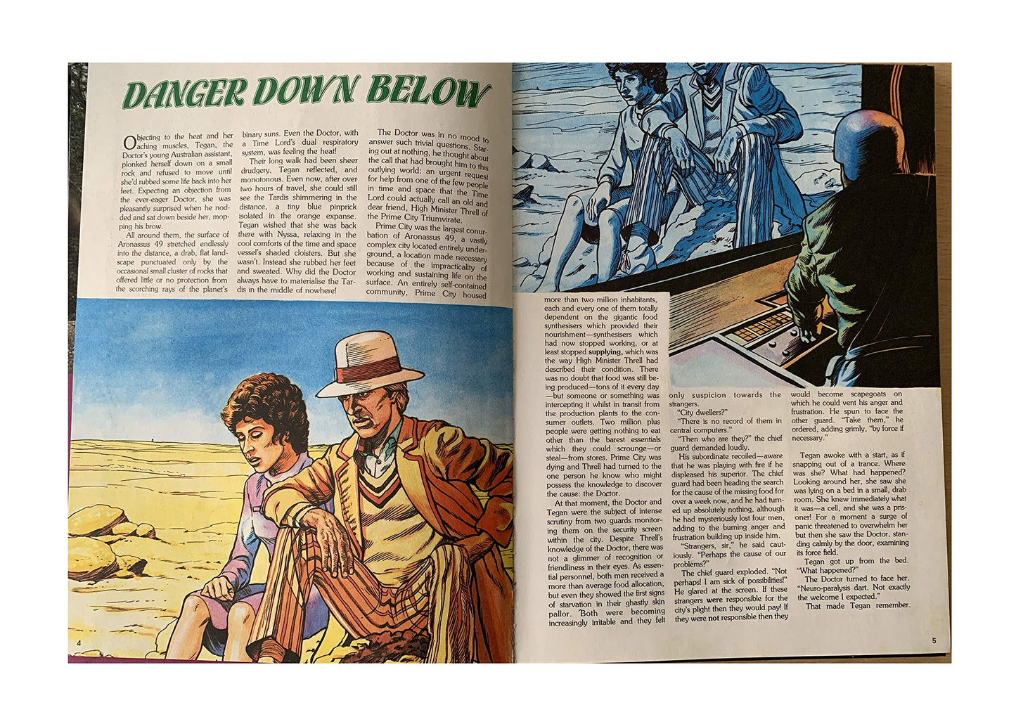 Vintage The Dr Who Annual 1983 Starring Peter Davison