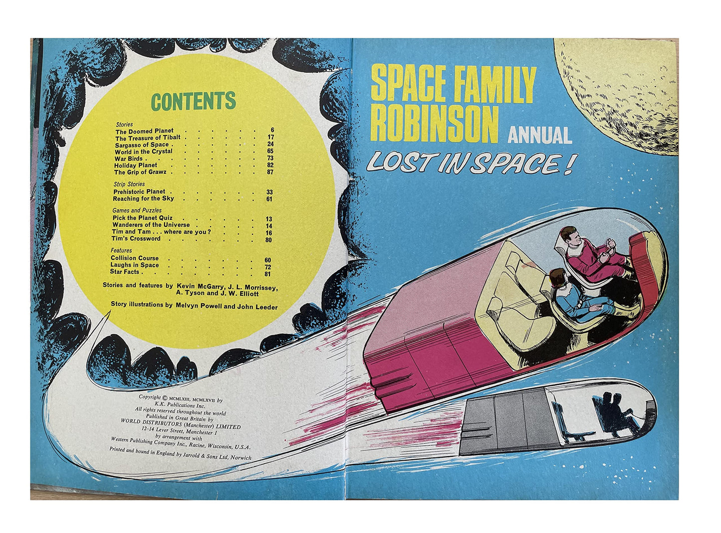 Vintage Space Family Robinson - Lost In Space Annual 1967
