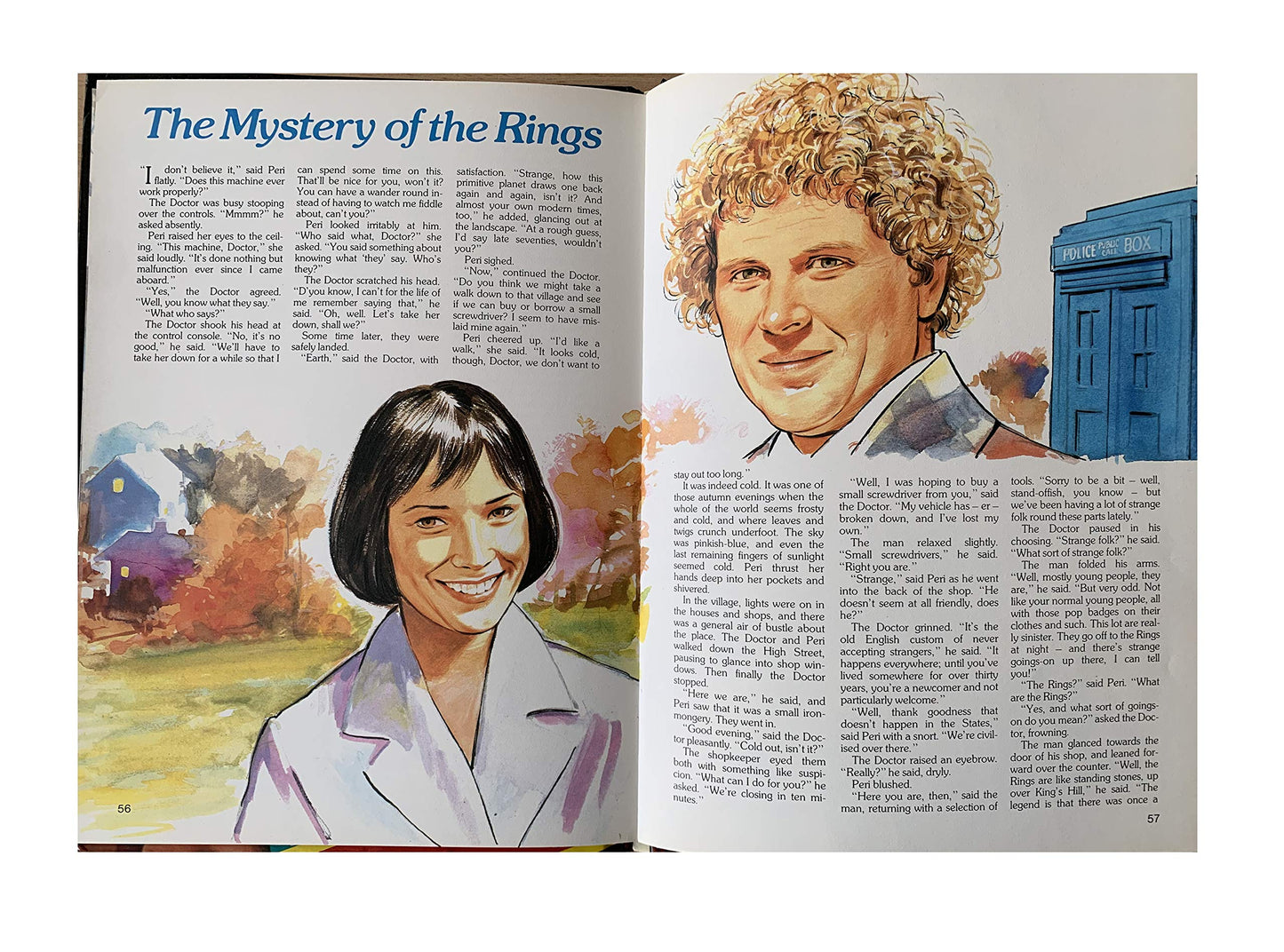 Vintage Doctor Who Annual 1985 21st Anniversary Issue Starring Colin Baker