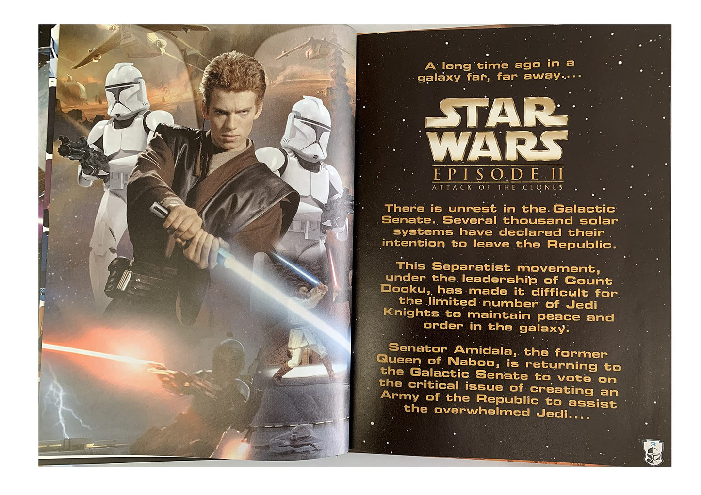 Vintage Star Wars Episode II Attack Of The Clones - The Official Annual 2003