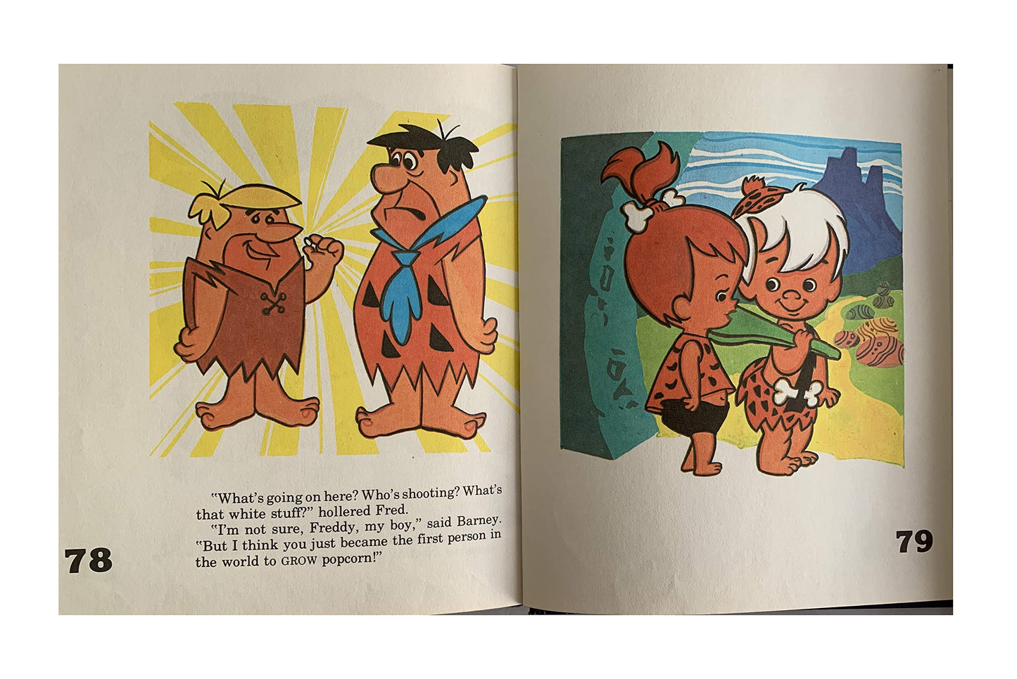 Vintage 1978 The Flintstones Storybook Hard Back Book Annual Style