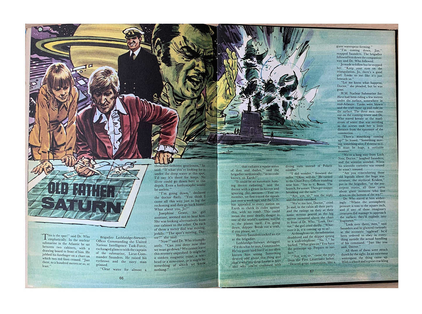 Vintage The Dr Who Annual 1974 Starring Jon Pertwee