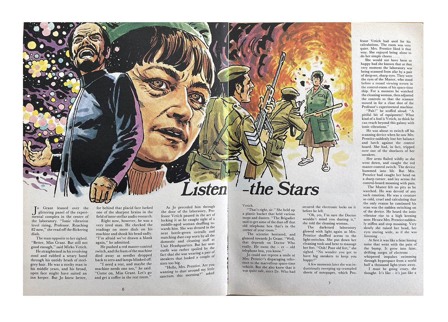 Vintage The Dr Who Annual 1974 Starring Jon Pertwee
