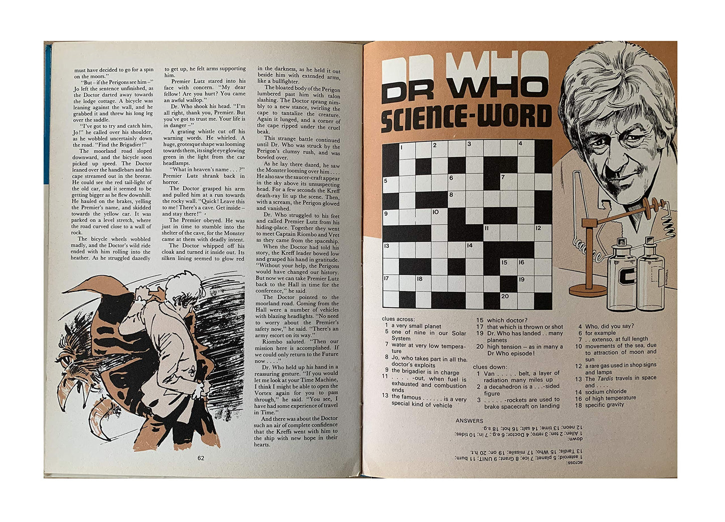Vintage The Dr Who Annual 1974 Starring Jon Pertwee