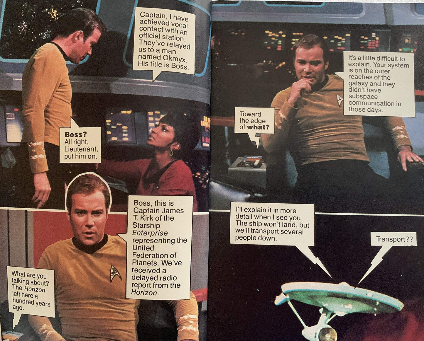 Vintage 1978 Star Trek Fotonovel No. 8 A Piece Of The Action Paperback Book - Former Shop Stock