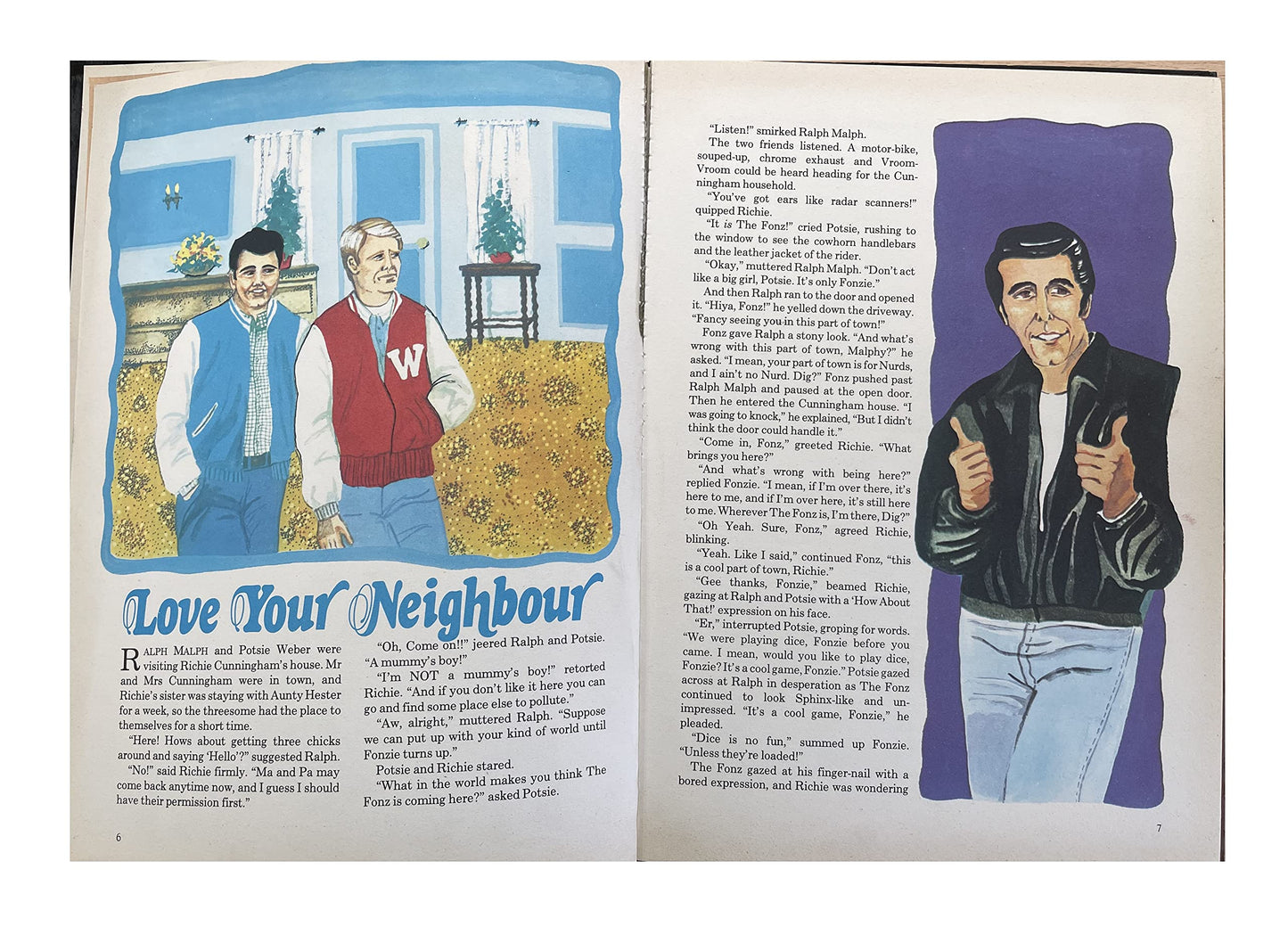 Vintage Happy Days Annual 1979 – Based On The Popular TV Series
