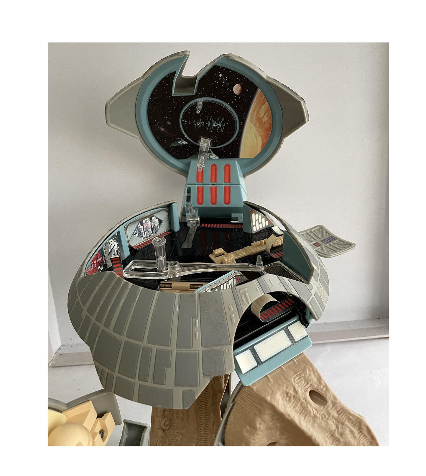 Vintage 1993 Star Wars A New Hope Micro Machines Double Takes Death Star Action Play Set Double Action Transforming Into Tatooine - In The Original Box