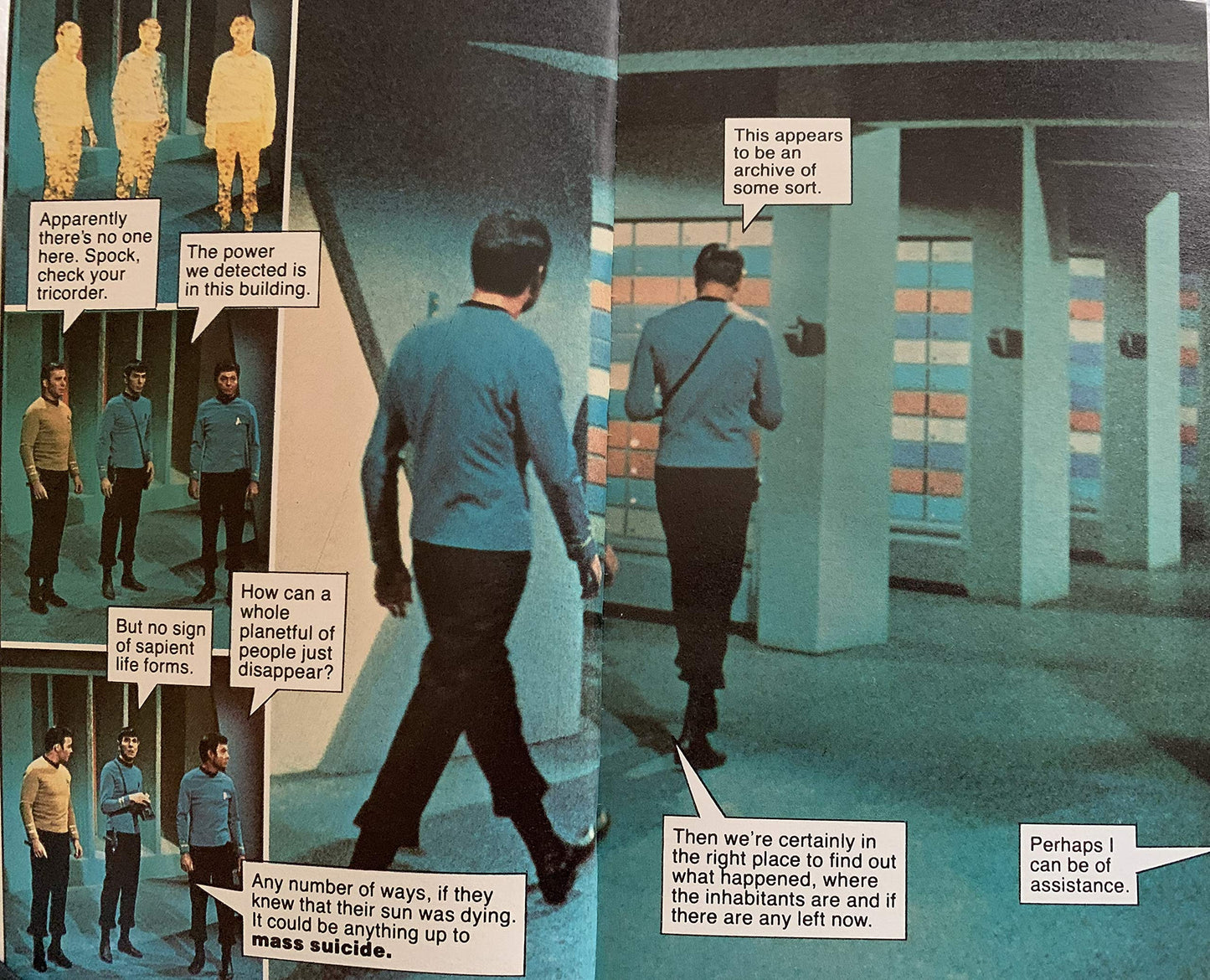 Vintage 1978 Star Trek Fotonovel No. 6 All Our Yesterdays Paperback Book - Former Shop Stock