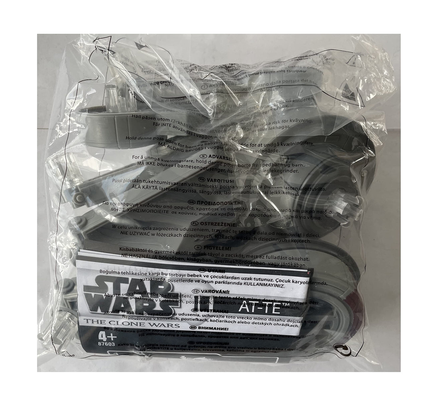 Vintage Star Wars 2008 The Clone Wars AT-TE - All Terrain Tactical Enforcer Vehicle - Brand New Factory Sealed Shop Stock Room Find