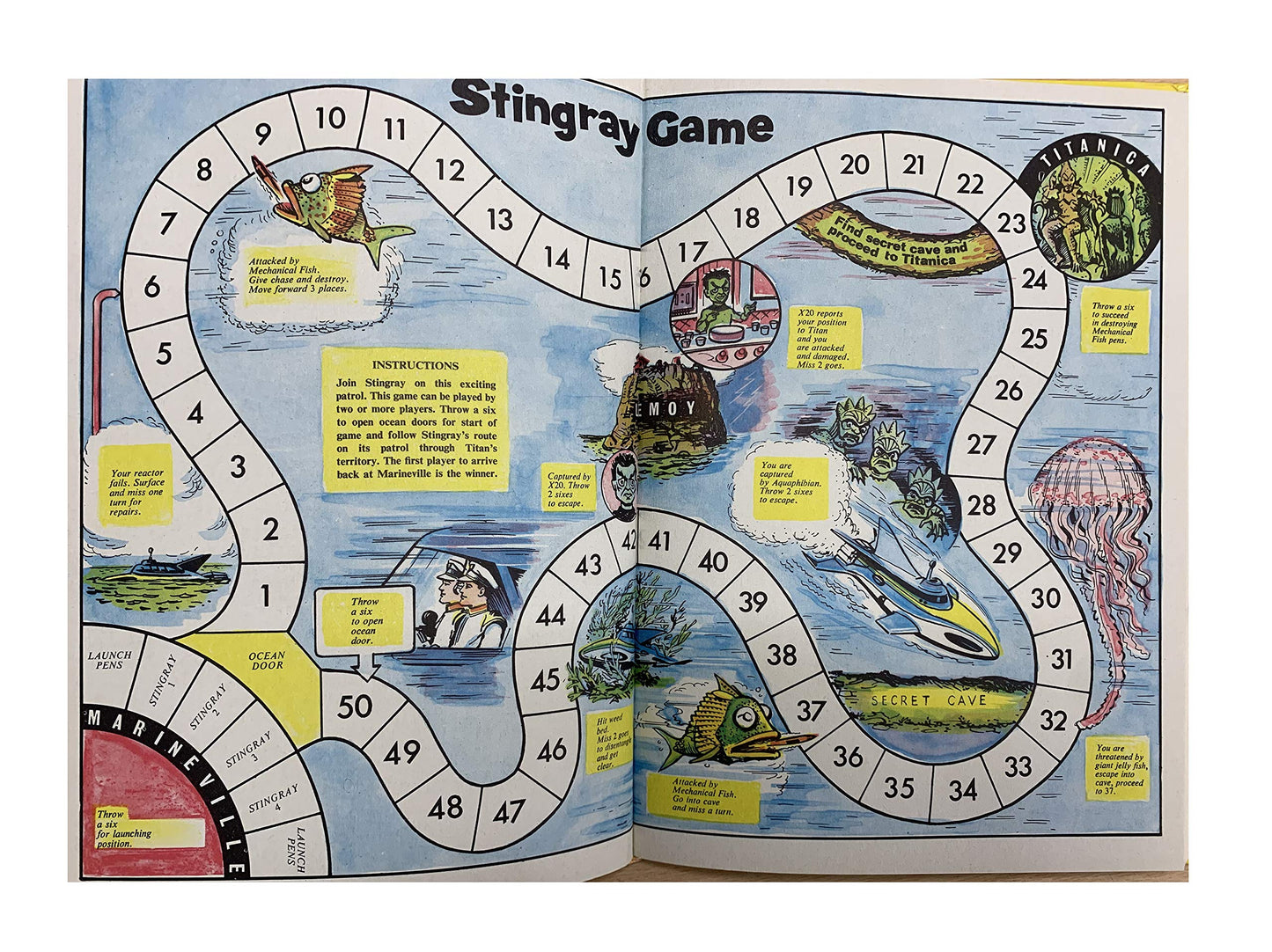 Vintage Gerry Andersons Stingray Annual 1965