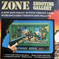 Vintage 1970's Louis Marx Toys - Combat Zone Shooting Gallery - Complete And Fully Working In The Original Box