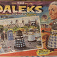 Vintage 1965 Dr Doctor Who And The Daleks Wooden Stand-Up Jigsaw Puzzle - Surrounded Complete With Stands And In The Original Box …