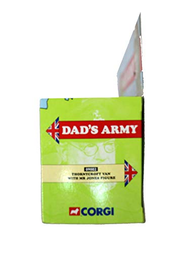 Vintage 2000 Dads Army Corgi Classic's Thornycroft Van Die Cast Replica with Mr Jones figure - Brand New Shop Stock Room Find