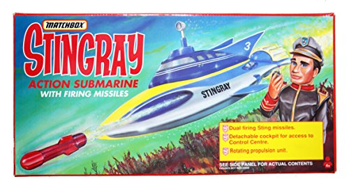 Vintage Matchbox 1993 Gerry Andersons Stingray Action Submarine With Firing Missiles - Factory Sealed Shop Stock Room Find