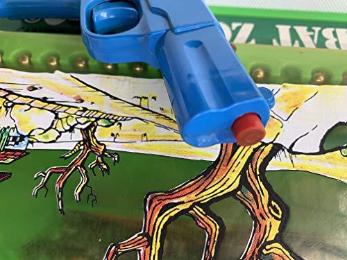 Vintage 1970's Louis Marx Toys - Combat Zone Shooting Gallery - Complete And Fully Working In The Original Box