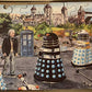 Vintage 1965 Dr Doctor Who And The Daleks Wooden Stand-Up Jigsaw Puzzle - Surrounded Complete And In The Original Box …