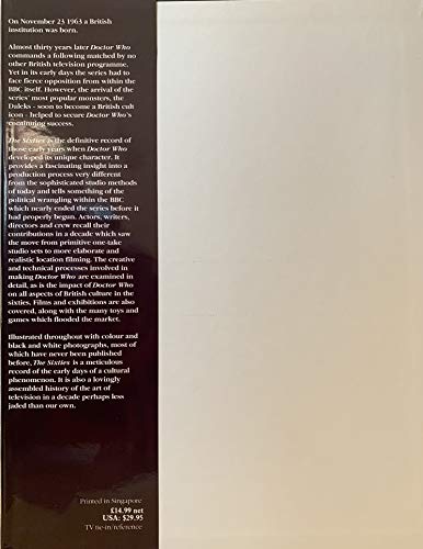 Vintage Doctor Dr Who 1992 The Sixties Hardback Book - Autographed By Varity Lambert, Micheal Sheard, Philip Madoc, Mark Eden, Angus Lennie …