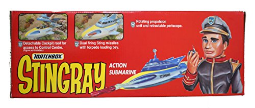 Vintage Matchbox 1993 Gerry Andersons Stingray Action Submarine With Firing Missiles - Factory Sealed Shop Stock Room Find