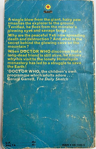 Doctor Who And The Abominable Snowmen [paperback] Terrance Dicks [Jan 01, 1978]