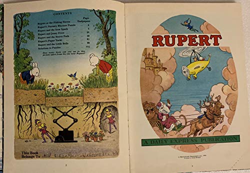 Vintage The Daily Express Rupert Bear Annual 1974 - Fantastic Condition