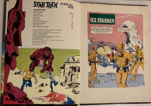 STAR TREK ANNUAL 1976 by No Author (January 1, 1976) Hardcover [hardcover] [Jan 01, 1700] …