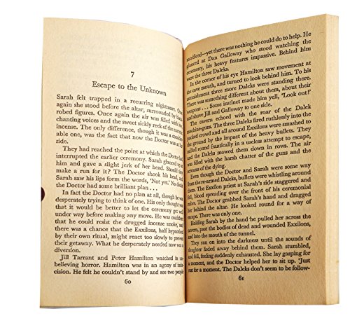 Vintage Doctor Who Death To The Daleks Target Paperback Novel 1980 By Terrance Dicks.