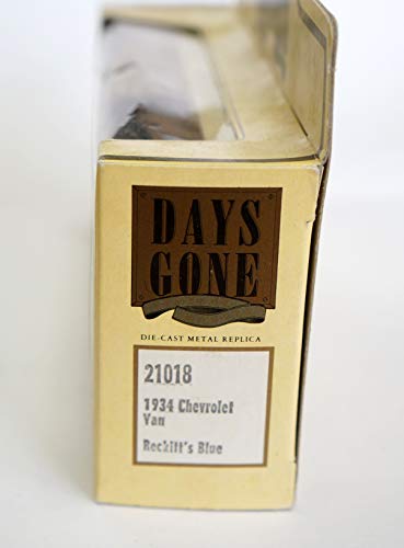 Vintage 1986 Lledo Models Of Days Gone 1934 Reckitts Blue Rinse Chevy Truck Delivery Van 1:76 Scale Diecast Collectable Replica Model Vehicle New In Box - Shop Stock Room Find …