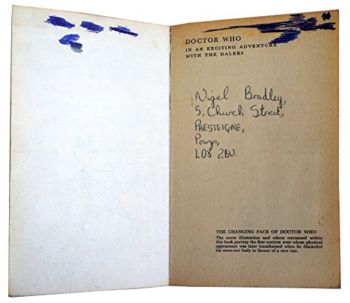 Doctor Who And The Daleks Target Paperback Novel First Edition Book 1973 By David Whitaker [Paperback] [Jan 01, 1973] David Whitaker and Terry Nation …
