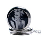 Marilyn Monroe Silver Novelty Pocket Watch/Necklace On 80cm Chain Quartz Watch …