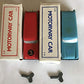 MOTORWAY Vintage 1950's / 1960's Louis Marx Set With Rare Yellow Track & Two Fast Long Running E.52 Cars 100% Complete In The Original Box …