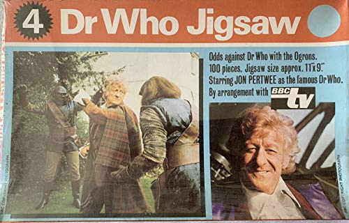Dr Doctor Who Vintage 1972 Pleasure Products 100 Piece Jigsaw Puzzle Number 4, Odds Against Dr Who (Jon Pertwee) And T