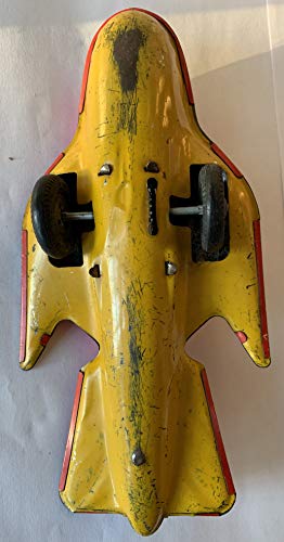 Vintage 1953 The Eagle Comics Dan Dare - SS Eagle - Earth - Mars - Venus Express Tin Plate Rocket Ship With Friction Motor …