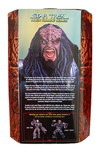 Vintage Playmates Star Trek Alien Combat Series Klingon Warrior 9 Inch Action Figure