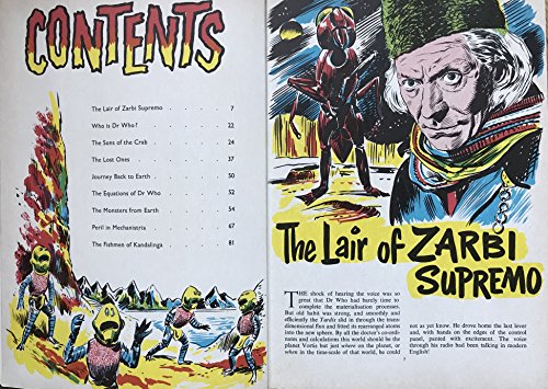 Vintage 1965 The Very First Dr Who Annual Featuring The First Doctor William Hartnell - Fantastic Condition