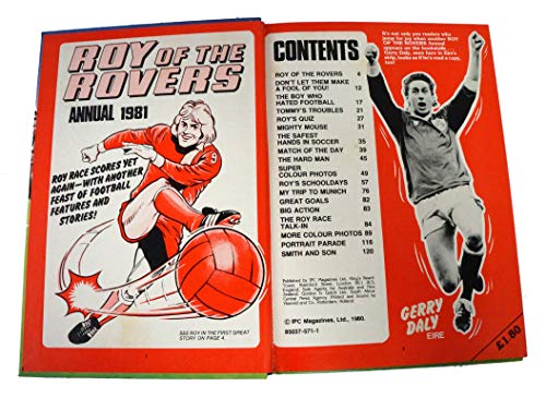 ROY OF THE ROVERS ANNUAL 1981 by No Author (January 1, 1981) Hardcover [hardcover] [Jan 01, 1700]