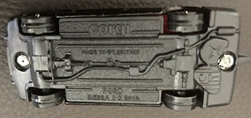 Vintage 1985 Corgi Die-Cast Scale Model Ford Sierra 2.3 Ghia Vehicle 1:59 Scale Replica Car Brand New In The Original Red Box.