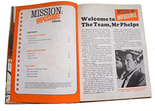 Mission Impossible Annual [hardcover] [Jan 01, 1969] …