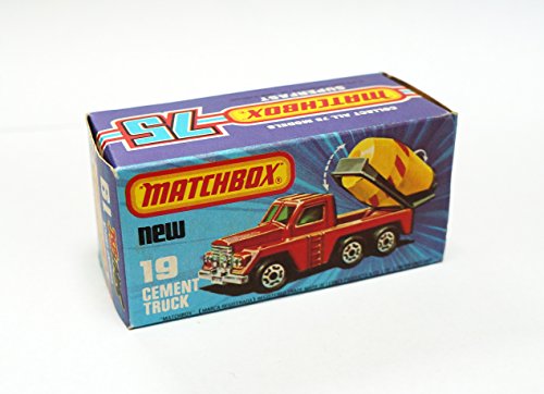 Vintage 1976 Matchbox 75 Superfast Series No. 19 Cement Mixer Truck By Lesney Mint In The Original Box. Shop Stock Room Find …